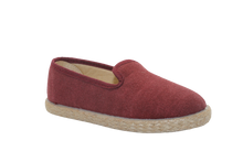 Cargar imagen en el visor de la galería, ALPARGATA SLIPPER LINO GRANATE
