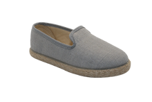 Cargar imagen en el visor de la galería, ALPARGATA SLIPPER LINO GRIS