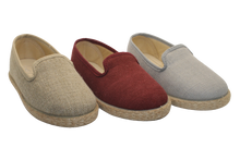 Cargar imagen en el visor de la galería, ALPARGATA SLIPPER LINO GRANATE