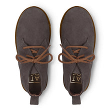 Cargar imagen en el visor de la galería, BOTÍN PISACACAS SERRAJE GRIS ANTRACITA